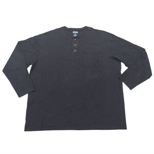 Duluth Trading Co Longtail T Work Long Sleeve Black Shirt Men's 2XL